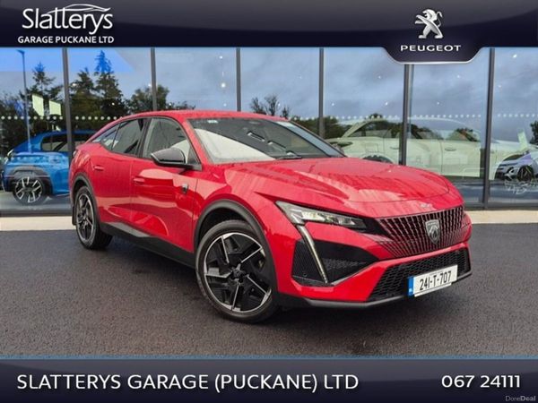 Peugeot 408 Hatchback, Petrol, 2024, Red