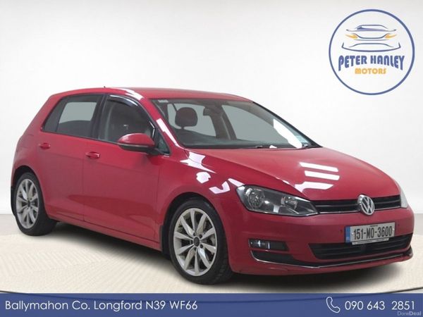 Volkswagen Golf Hatchback, Diesel, 2015, Red