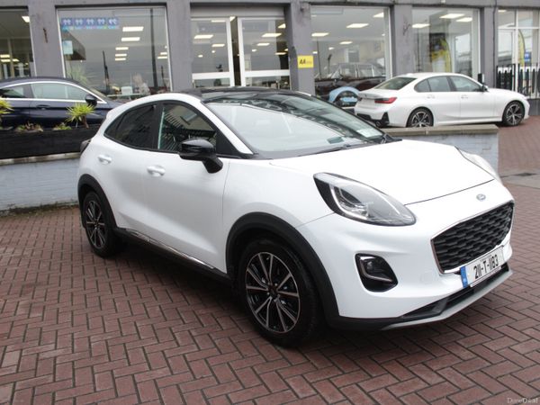 Ford Puma MPV, Petrol Hybrid, 2021, White