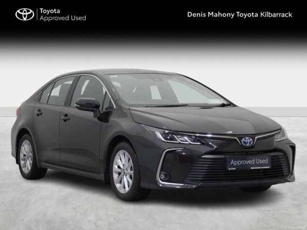 Toyota Corolla Saloon, Petrol Hybrid, 2022, Black