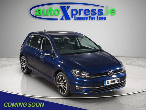 Volkswagen Golf Hatchback, Petrol, 2019, Blue