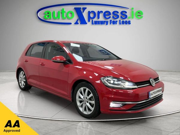 Volkswagen Golf Hatchback, Petrol, 2018, Red