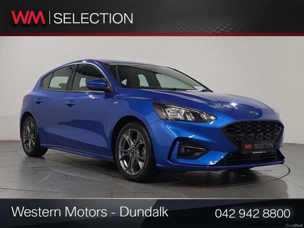 Ford Focus Hatchback, Petrol, 2020, Blue