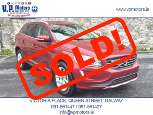 Volvo XC60 SUV, Diesel, 2017, Red