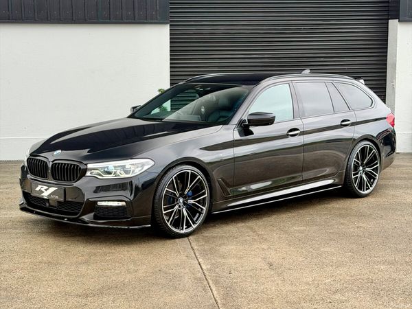 BMW 5-Series Estate, Diesel, 2018, Black