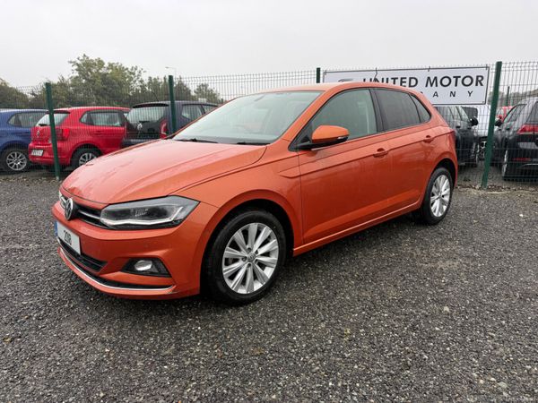 Volkswagen Polo Hatchback, Petrol, 2018, Orange