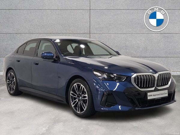 BMW 5-Series Saloon, Petrol Hybrid, 2026, Blue