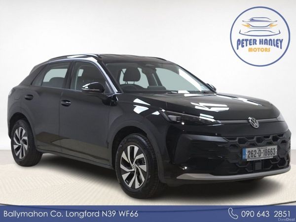 Volkswagen T-Roc SUV, Petrol, 2026, Black