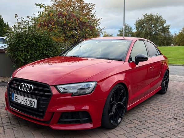 Audi S3 Saloon, Petrol, 2019, Red