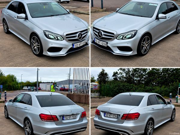 Mercedes-Benz E-Class Saloon, Diesel Hybrid, 2013, Silver