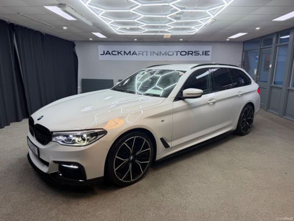 BMW 5-Series Estate, Diesel, 2019, White