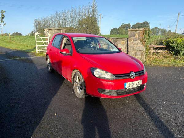 Volkswagen Golf Hatchback, Diesel, 2012, Red