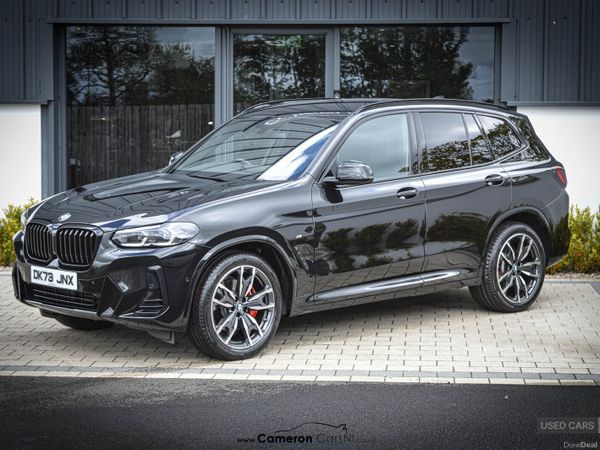 BMW X3 SUV, Diesel Hybrid, 2023, Black