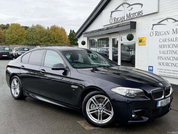 BMW 5-Series Saloon, Diesel, 2015, Black