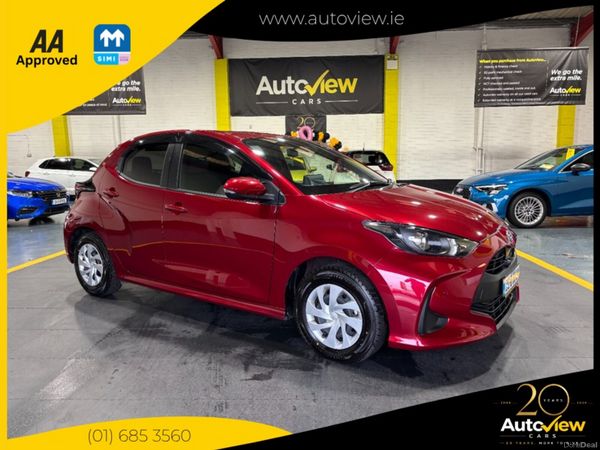 Toyota Yaris Hatchback, Petrol Hybrid, 2021, Red