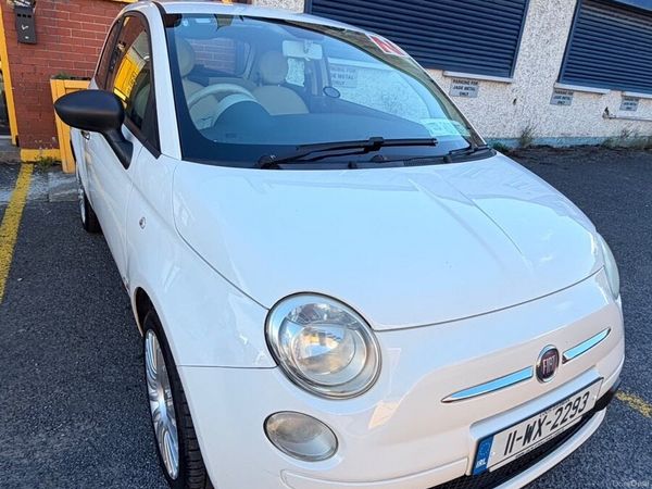 Fiat 500 Hatchback, Petrol, 2011, White