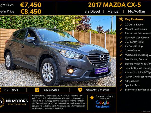 Mazda CX-5 SUV, Diesel, 2017, Grey