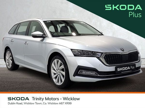 Skoda Octavia Estate, Petrol, 2024, Silver