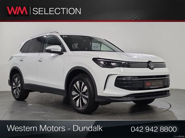 Volkswagen Tiguan SUV, Petrol Plug-in Hybrid, 2026, White