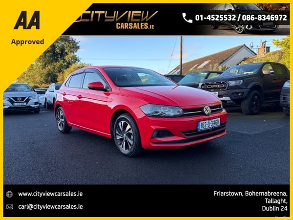 Volkswagen Polo Hatchback, Petrol, 2018, Red
