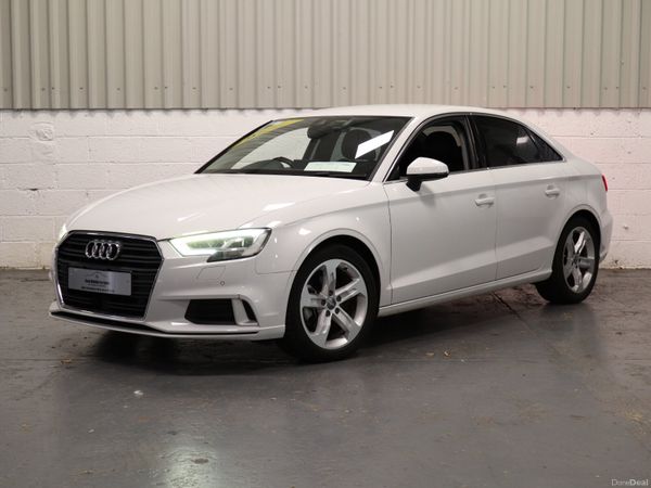 Audi A3 Saloon, Petrol, 2018, White
