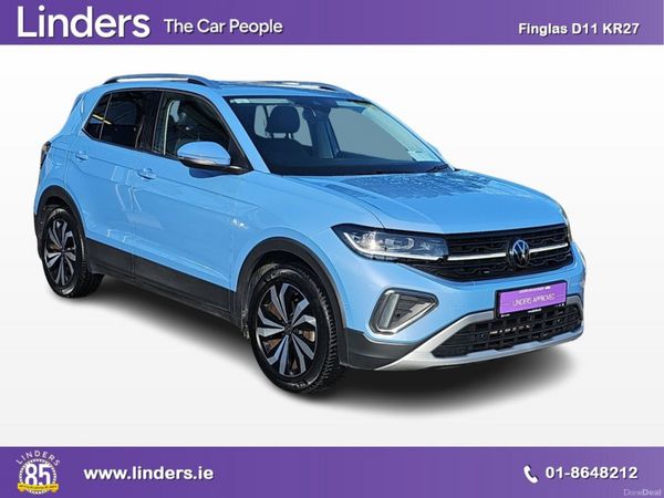 Volkswagen T-Cross Estate, Petrol, 2024, Blue