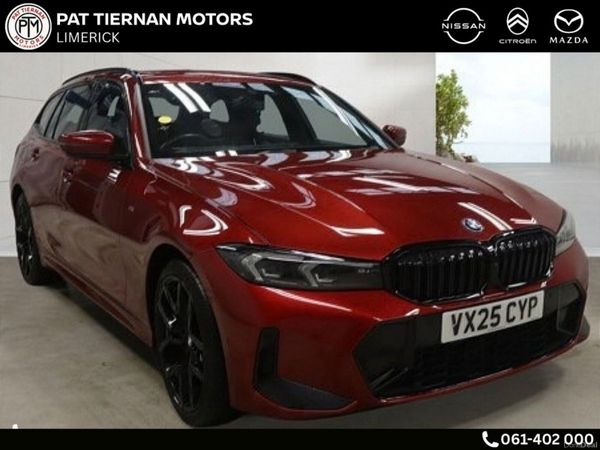 BMW 3-Series Estate, Petrol Plug-in Hybrid, 2025, Red