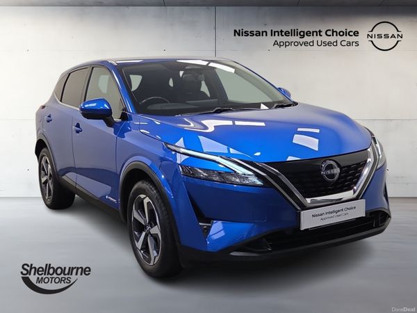 Nissan Qashqai Hatchback, Petrol Hybrid, 2022, Blue