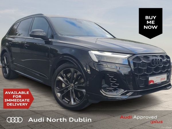 Audi Q7 SUV, Petrol Plug-in Hybrid, 2024, Black