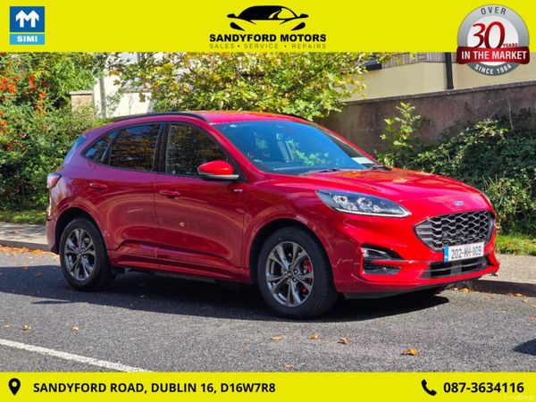 Ford Kuga MPV, Petrol Plug-in Hybrid, 2020, Red