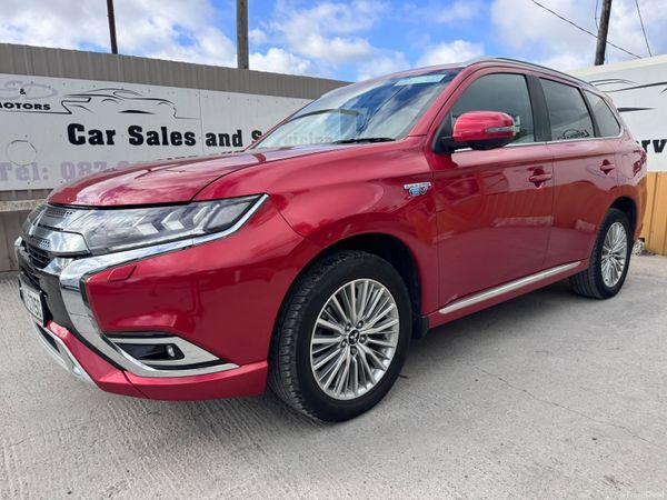 Mitsubishi Outlander SUV, Petrol Plug-in Hybrid, 2019, Red