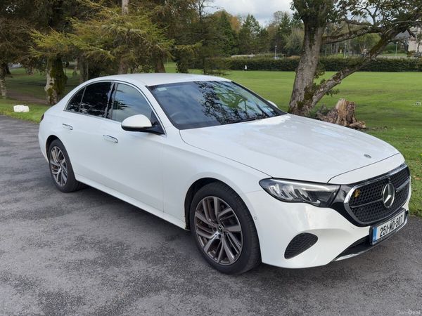 Mercedes-Benz E-Class Saloon, Diesel Hybrid, 2025, White