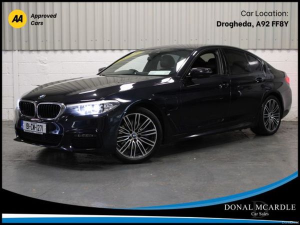 BMW 5-Series Saloon, Petrol Plug-in Hybrid, 2019, Black