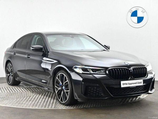 BMW 5-Series Saloon, Petrol Plug-in Hybrid, 2023, Black