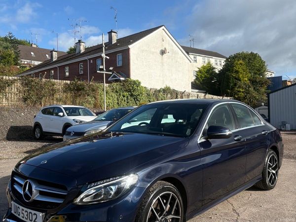 Mercedes-Benz C-Class Saloon, Diesel, 2017, Blue