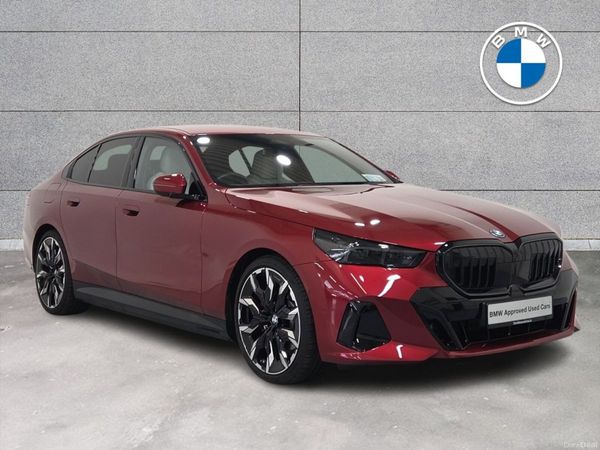 BMW 5-Series Saloon, Petrol Plug-in Hybrid, 2026, Red