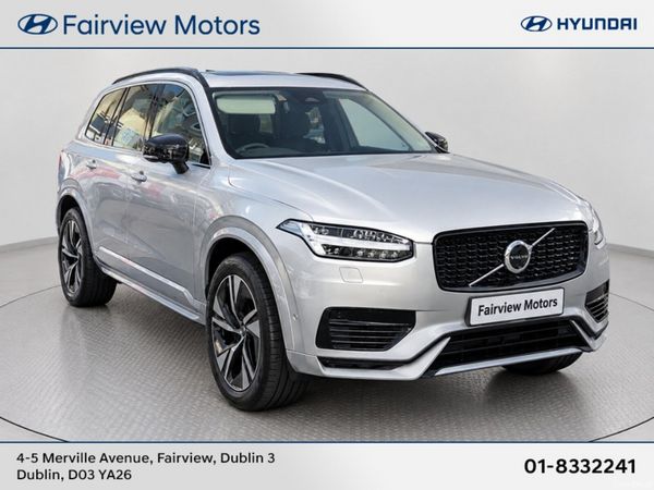 Volvo XC90 SUV, Petrol Plug-in Hybrid, 2024, Silver
