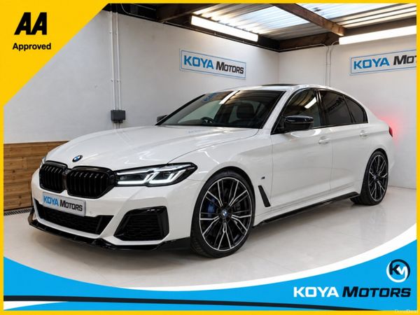 BMW 5-Series Saloon, Diesel, 2021, White