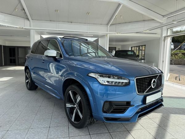 Volvo XC90 Estate, Petrol Hybrid, 2016, Blue