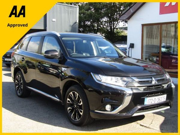 Mitsubishi Outlander Estate, Petrol Plug-in Hybrid, 2017, Black