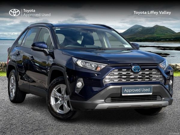 Toyota RAV4 SUV, Petrol Hybrid, 2021, Blue