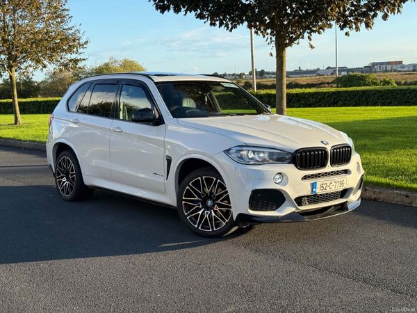 BMW X5 SUV, Petrol Plug-in Hybrid, 2015, White