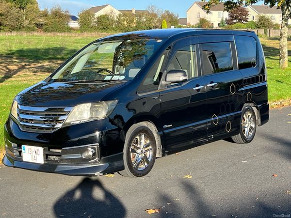 Nissan Serena MPV, Petrol Hybrid, 2013, Black