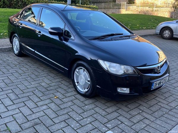 Honda Civic Saloon, Petrol Hybrid, 2008, Black