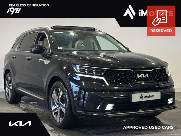 Kia Sorento SUV, Petrol Plug-in Hybrid, 2022, Black