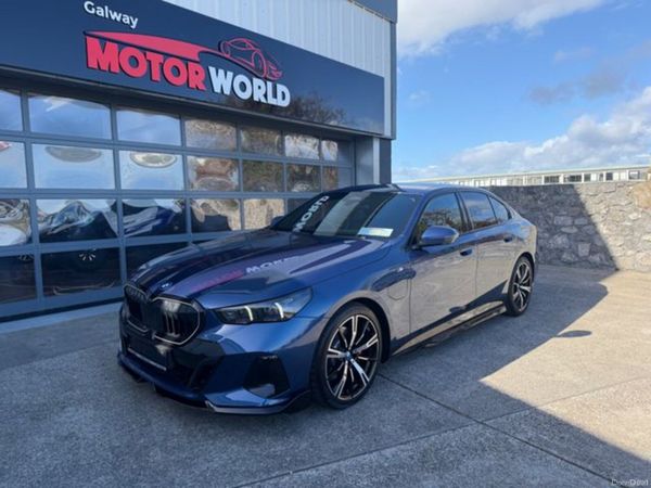 BMW 5-Series Saloon, Petrol Plug-in Hybrid, 2024, Blue