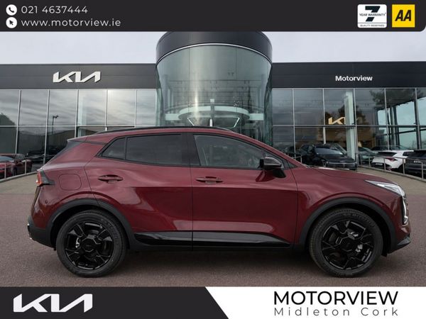 Kia Sportage SUV, Petrol Plug-in Hybrid, 2027, Red