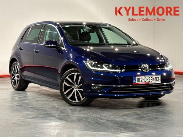 Volkswagen Golf Hatchback, Petrol, 2018, Blue