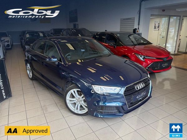 Audi A3 Saloon, Petrol, 2019, Blue