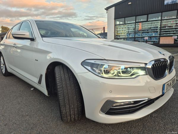 BMW 5-Series Saloon, Diesel, 2017, White